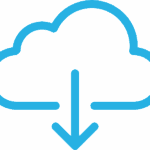 Free download cloud file download vector