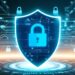 Free ai generated cybersecurity digital shield illustration