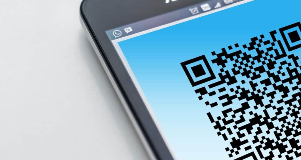 pexels-pixabay-278430-scaledjpg » Flux Labs - Managed Information Technology Services Free High-resolution close-up of a smartphone displaying a QR code on its screen. Stock Photo