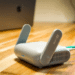 white wifi router
